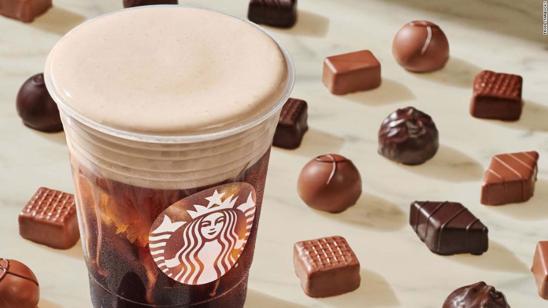 Starbucks is selling a new chocolate-flavored coffee