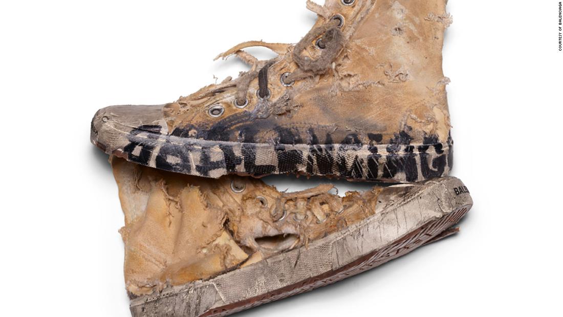 Balenciaga sells destroyed sneakers for $1,850
