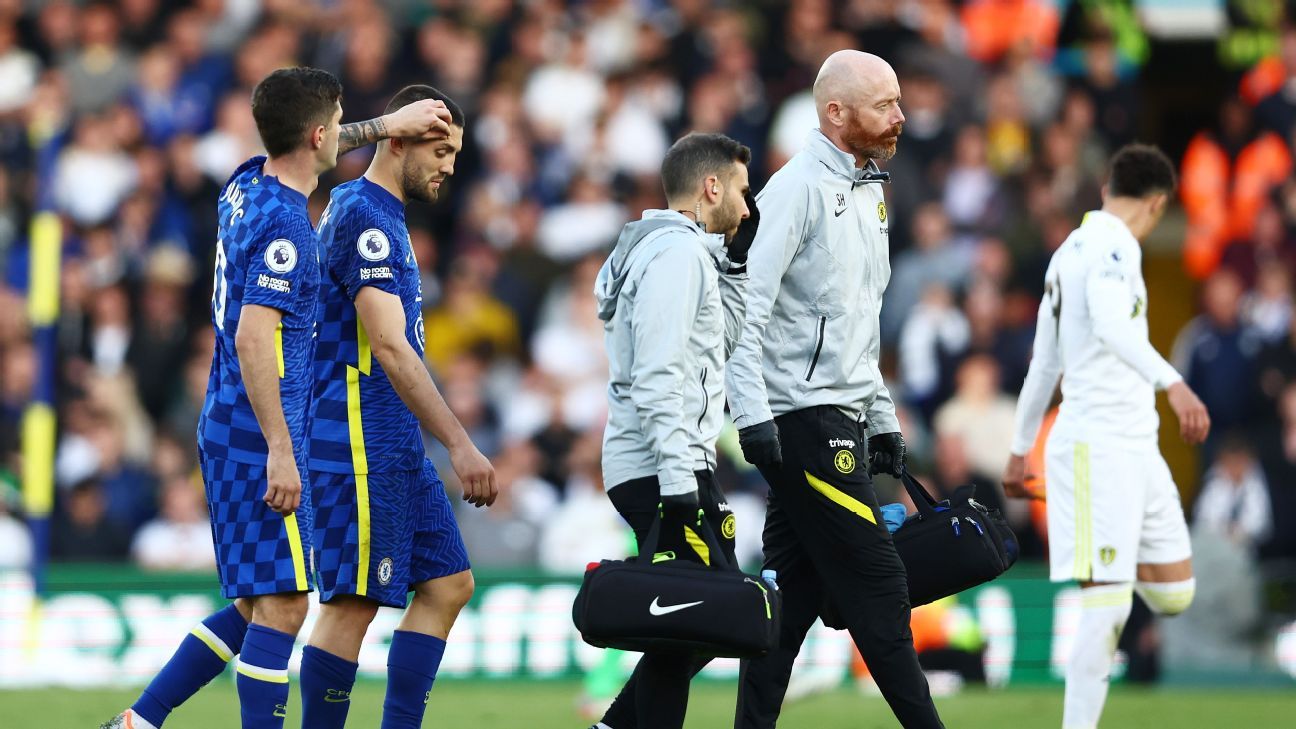 Chelsea's Mateo Kovacic 'very unlikely' to play FA Cup final after injury