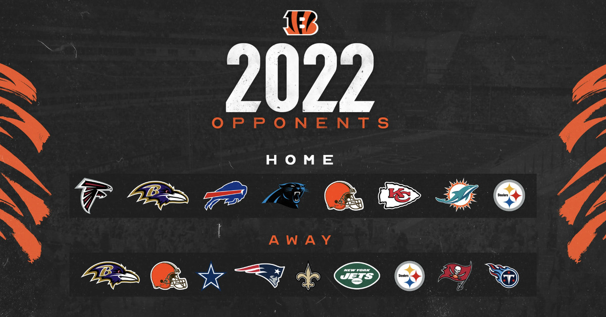 Cincinnati Bengals 2022 schedule, TV channels, dates, times, tickets and more