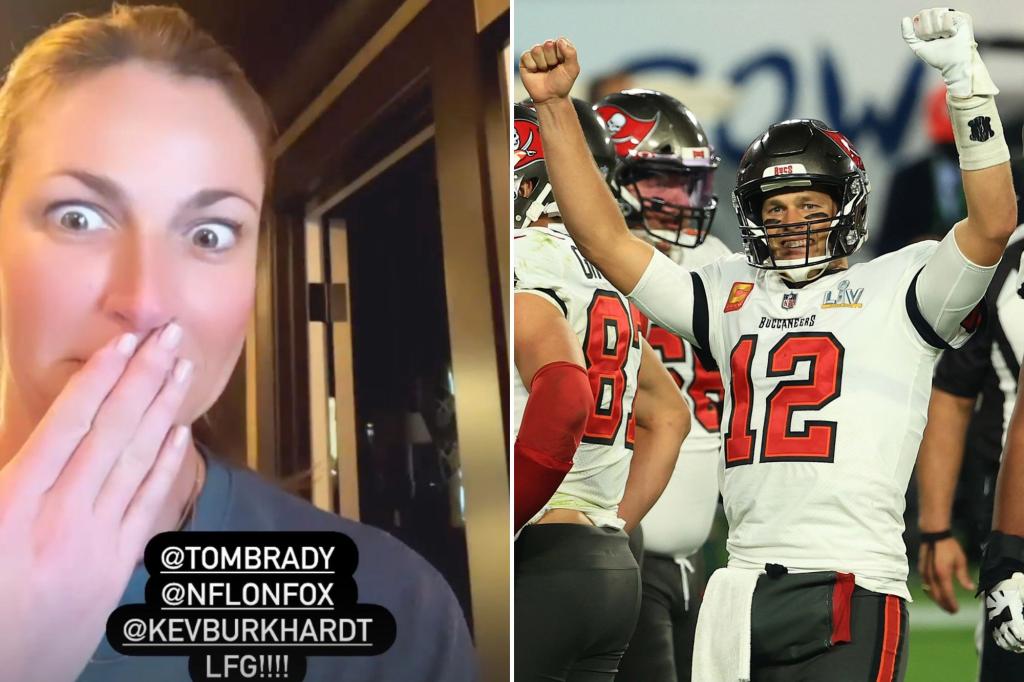 Erin Andrews reacts to news of Tom Brady joining Fox Sports
