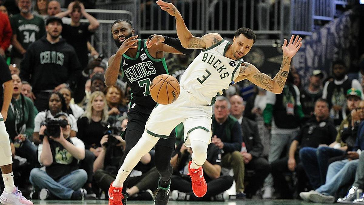 Jaylen Brown shares measured take about officiating in Celtics-Bucks series