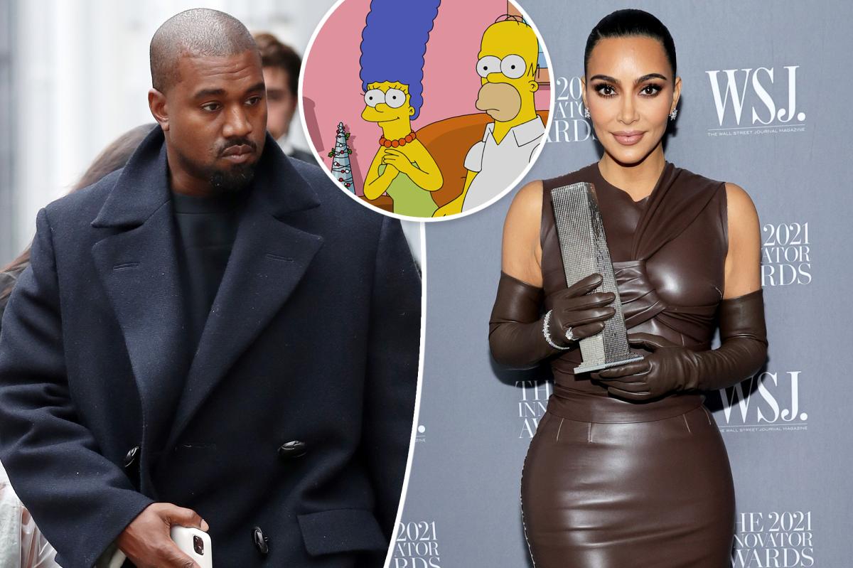 Kanye compared Kim's outfit at the WSJ Innovator Awards to Marge Simpson