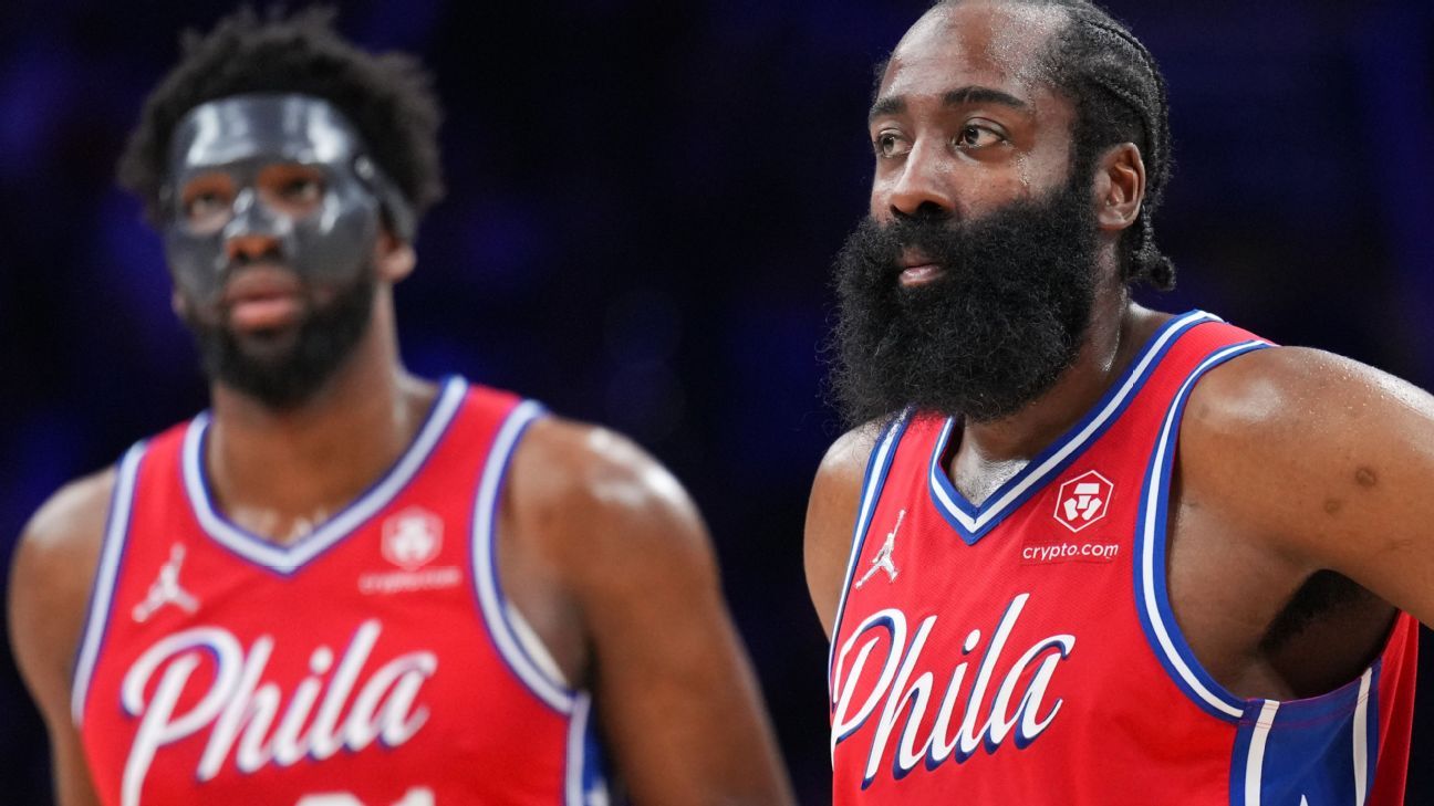 Philadelphia 76ers 'getting more confident as the series goes on,' as James Harden stars in Game 4