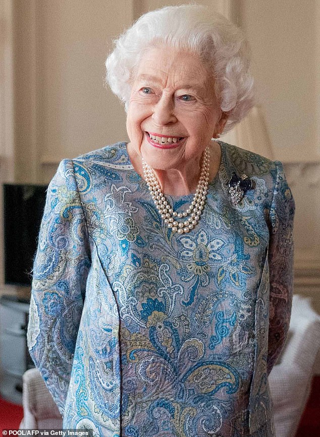The Queen, pictured here at Windsor Castle at the end of April, is protected by a 'ring of steel' against appearing in Harry and Meghan's Netflix documentary, according to a royal expert