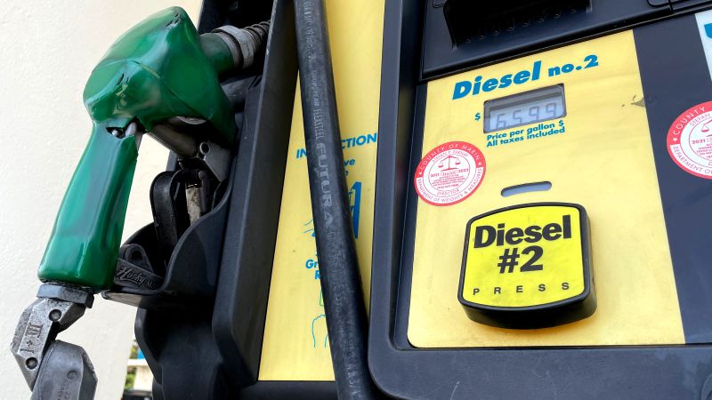 Record diesel prices, tight supplies could be next blow to the US economy