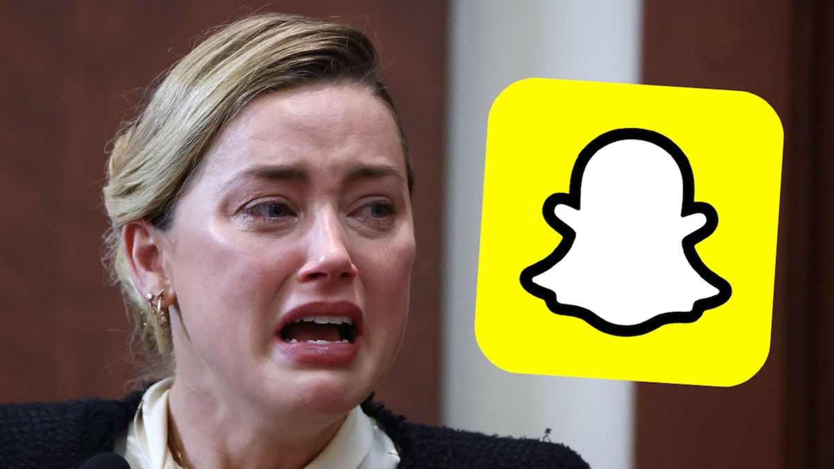 Snapchat's new crying face filter is NOT inspired by Amber Heard