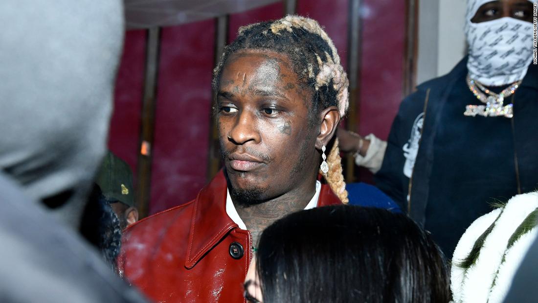Young Thug's song lyrics used as evidence in gang indictment